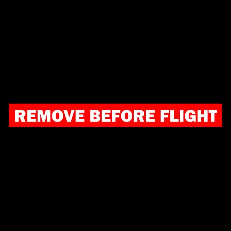 REMOVE BEFORE FLIGHT