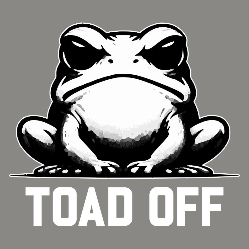 Vintage Frog Toad Meme Grumpy Frog Don't Toad Me