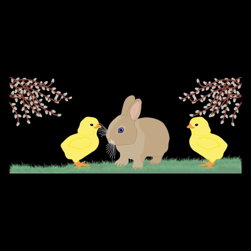 Rabbit Chicks, Kitten Willow, Easter