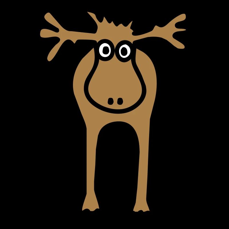 Lustiger Elch oder Rentier?