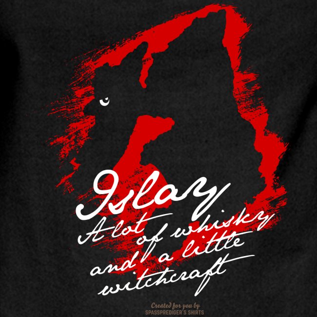 Whisky T-Shirt Islay Hexe rot