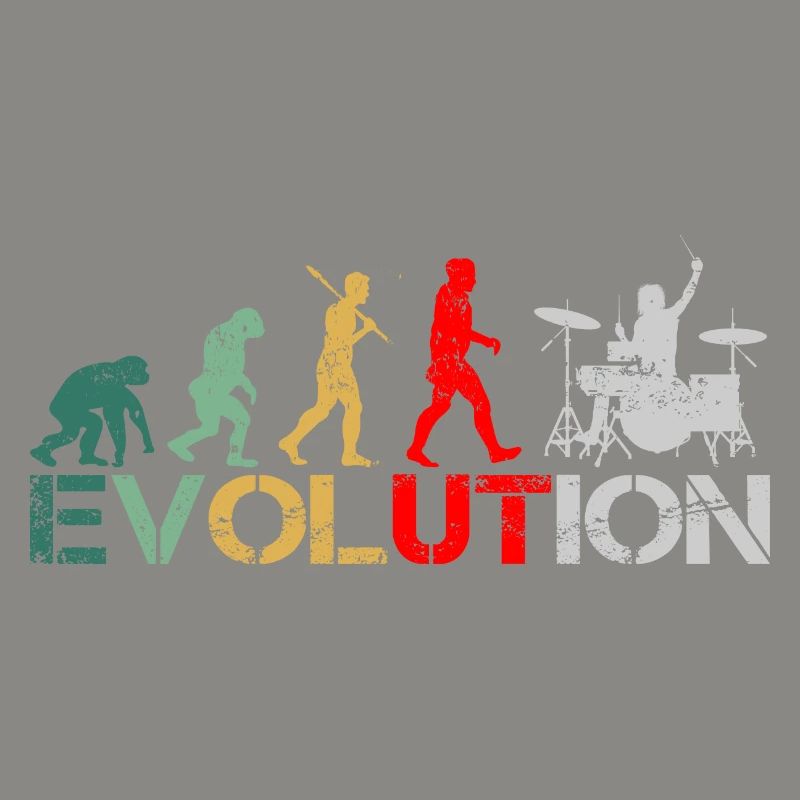 Batteur drummer Evolution Retro