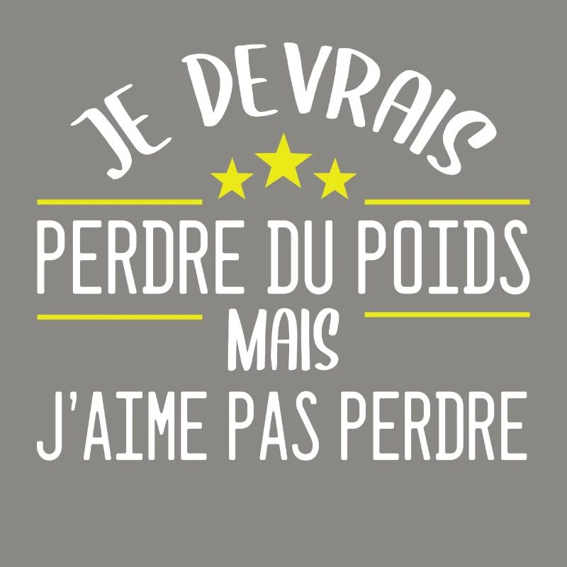 Je devrais perdre du poids, mais j'aime pas perdre