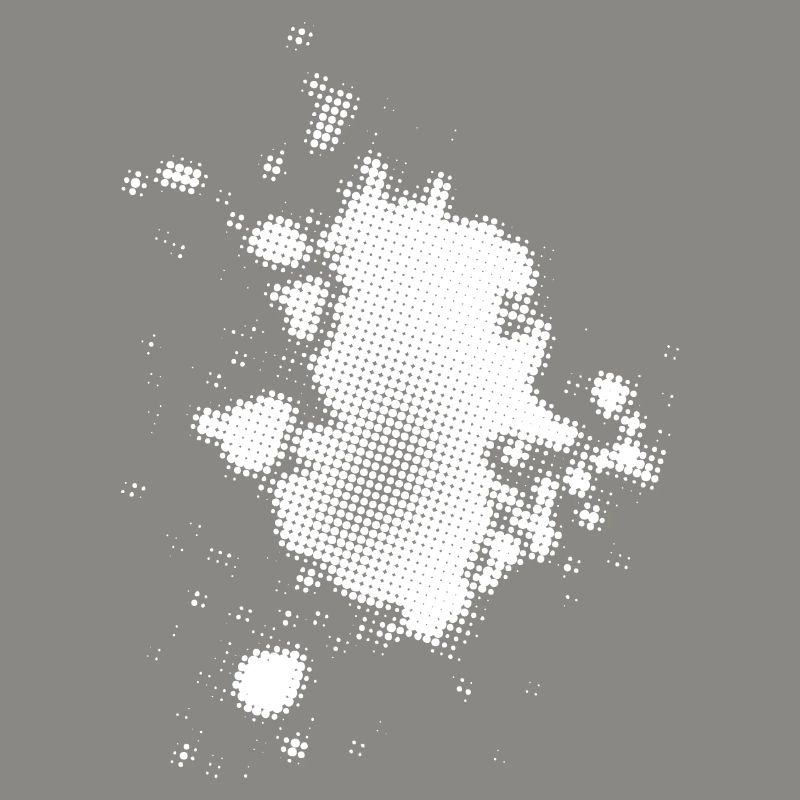 Flash, Dots Background Asymmetrical | rasterized