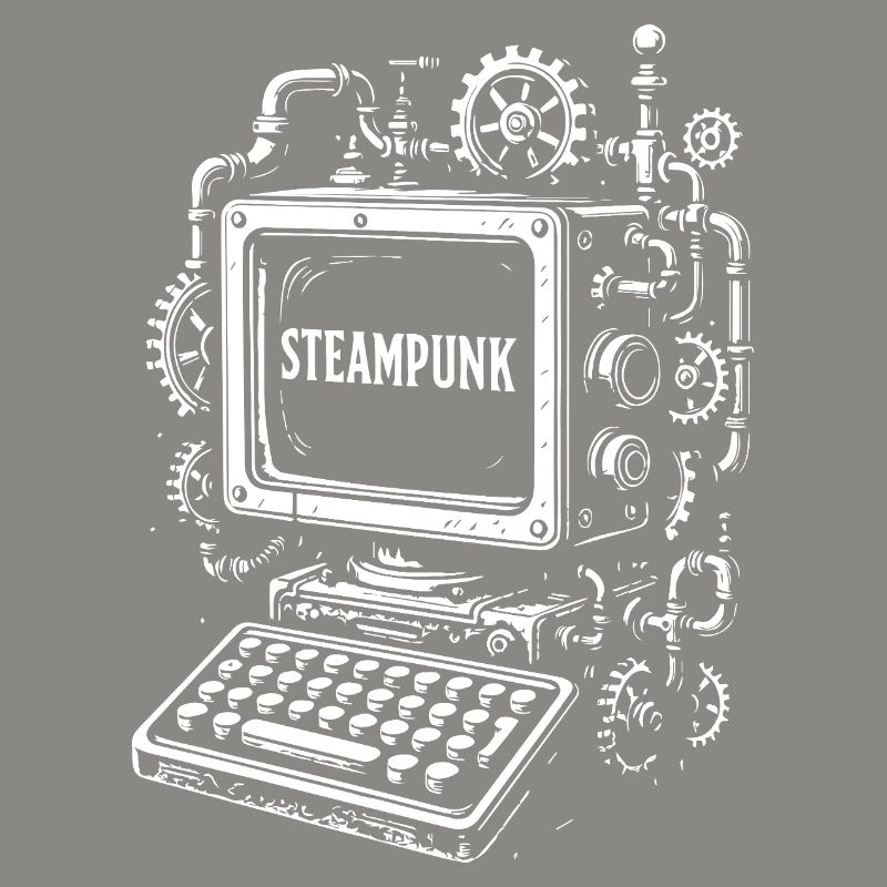 Steampunk Computer Gearwork