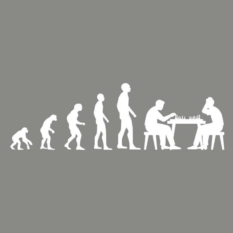 Schach Evolution Geschenk