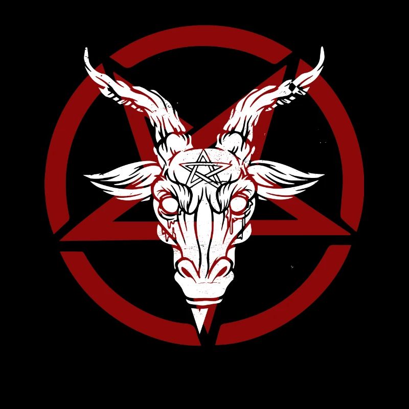 Satan Goat Pentagram Devil Gift