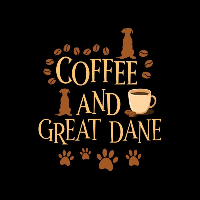 Coffee and Great Dane