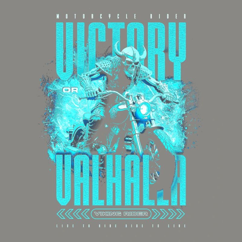 Motorrad Nordische Wikinger Sieg Oder Walhalla