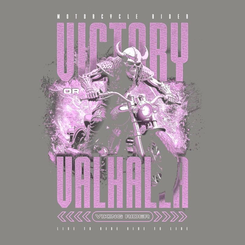 Motorrad Nordische Wikinger Sieg Oder Walhalla
