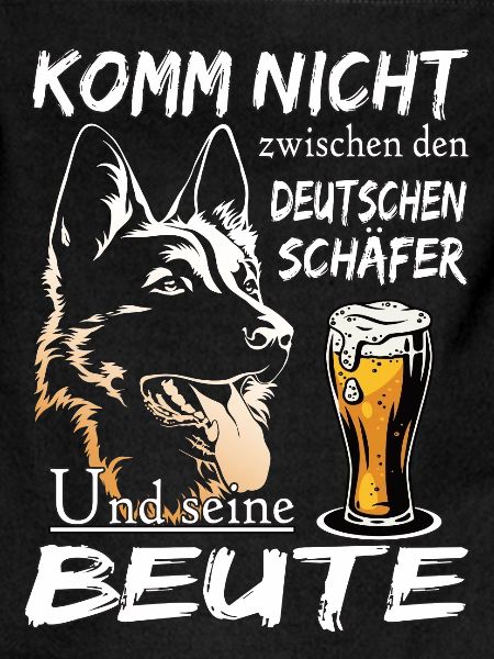 Schäfer Hund Bier - Schäferhunde Design
