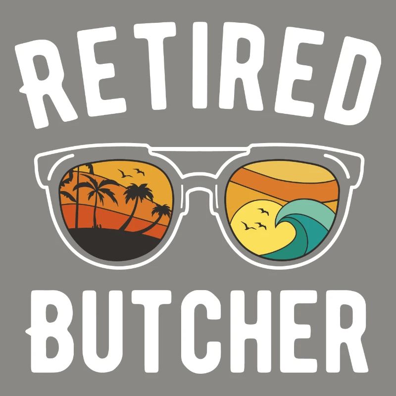 Conception de mots-clés Butcher Beach à la retraite