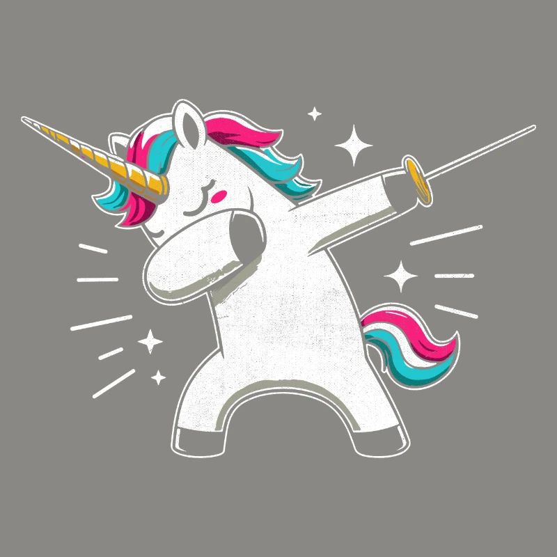 Doublage Licorne Escrimeur Épée Épée Épée Escrime Athlète