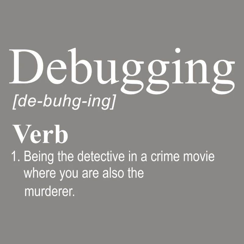 Debugging Programmierer Informatik Computer Nerd