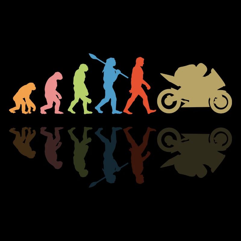 Motorcycle Evolution Vintage Shadow Biker