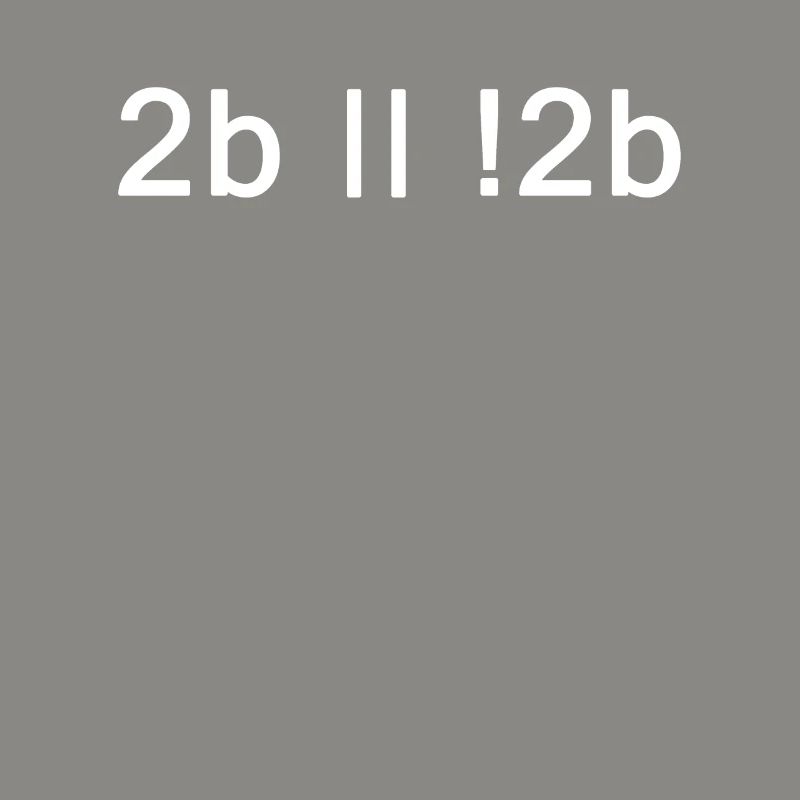 Computer Science - 2b or not 2b Programmer