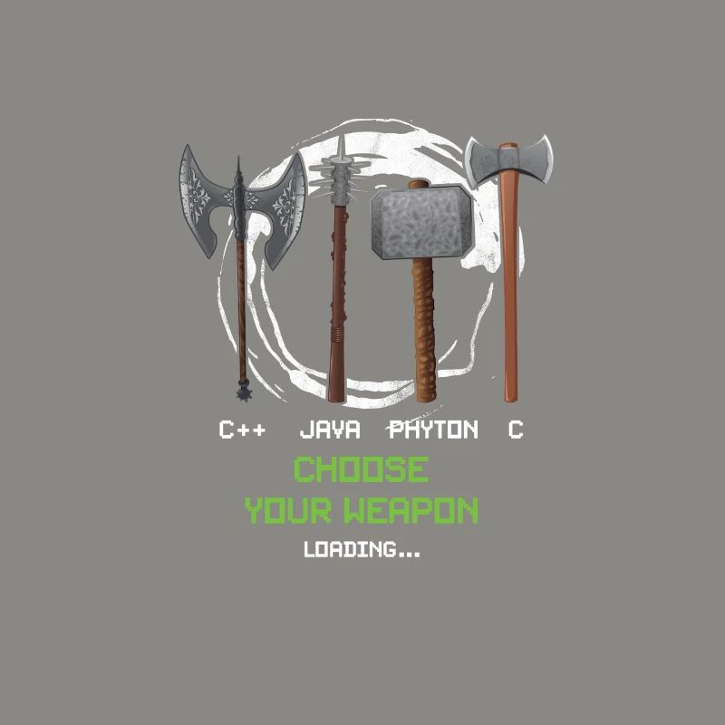 Funny Coder Programmer Entwickler Geeks Waffe