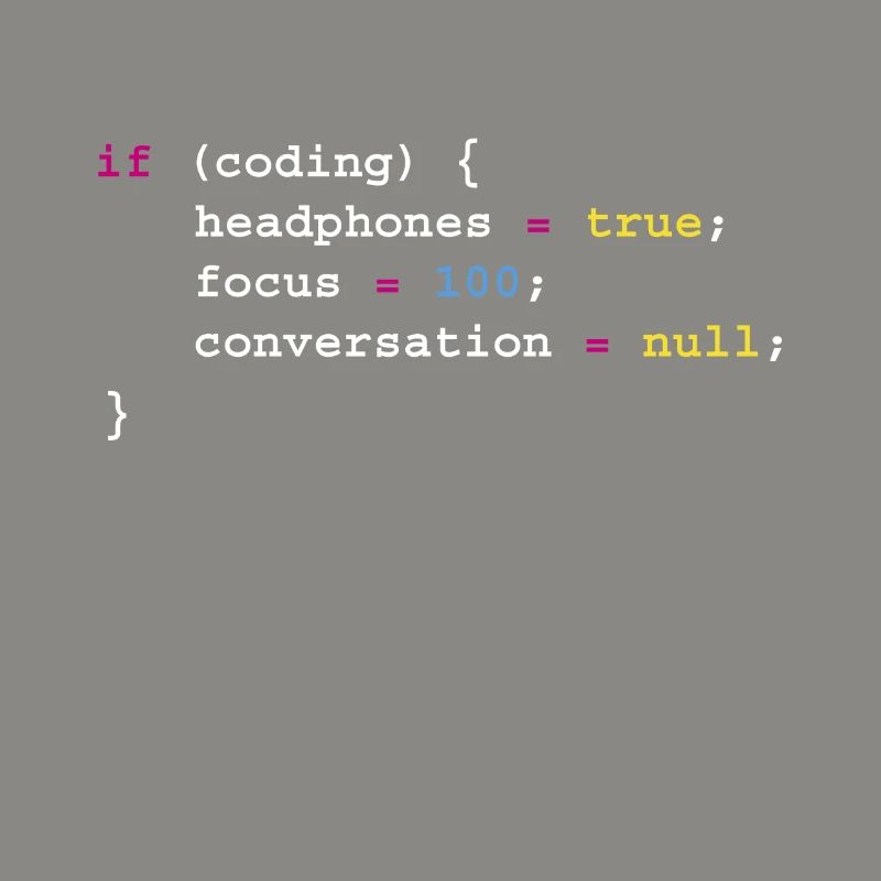 Programmierung Wenn Coding Headphones Tee, Programmierung
