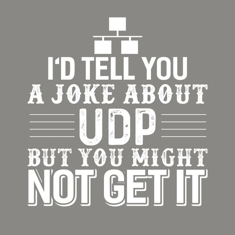 Informatique UDP blague programmeur d’ordinateur