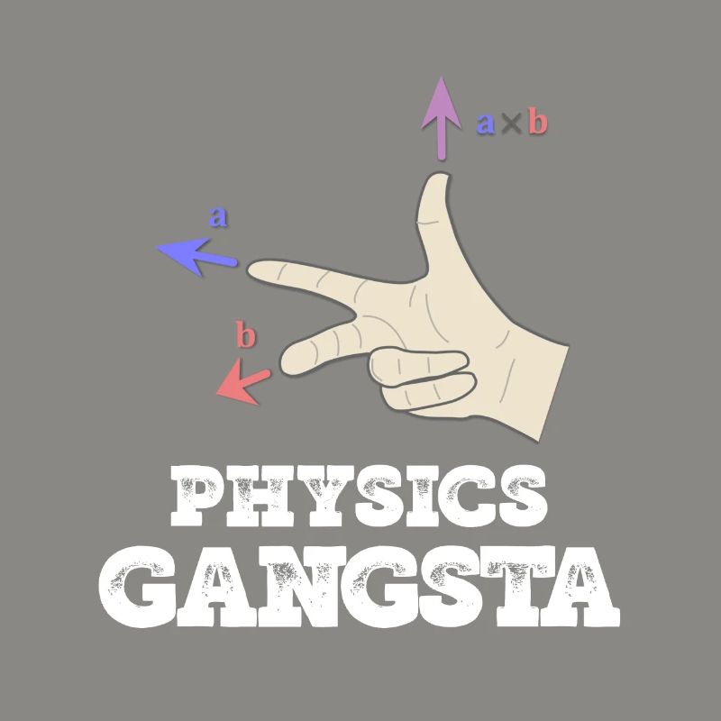 Physics Gangsta design funny physics distressed