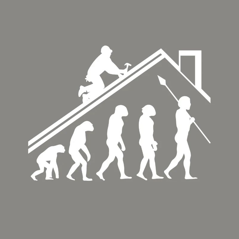 Dachdecker Evolution Geschenk