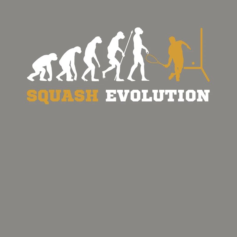 Squash Squashspieler Evolution Geschenk