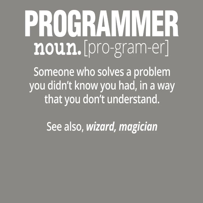 Programmer Noun Funny Software Engineer Coder