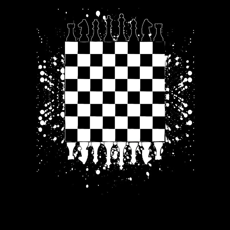 Chess board queen king chess game gift idea