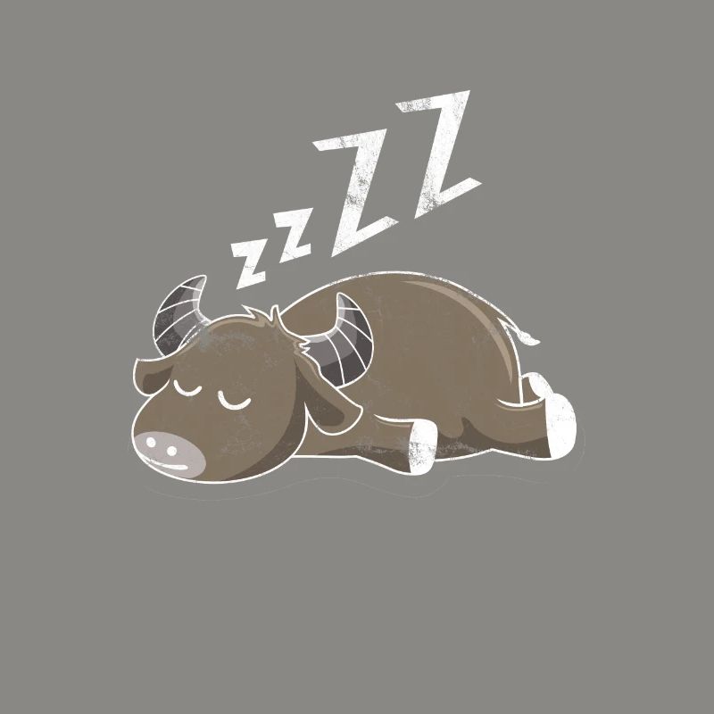Sleeping buffalo