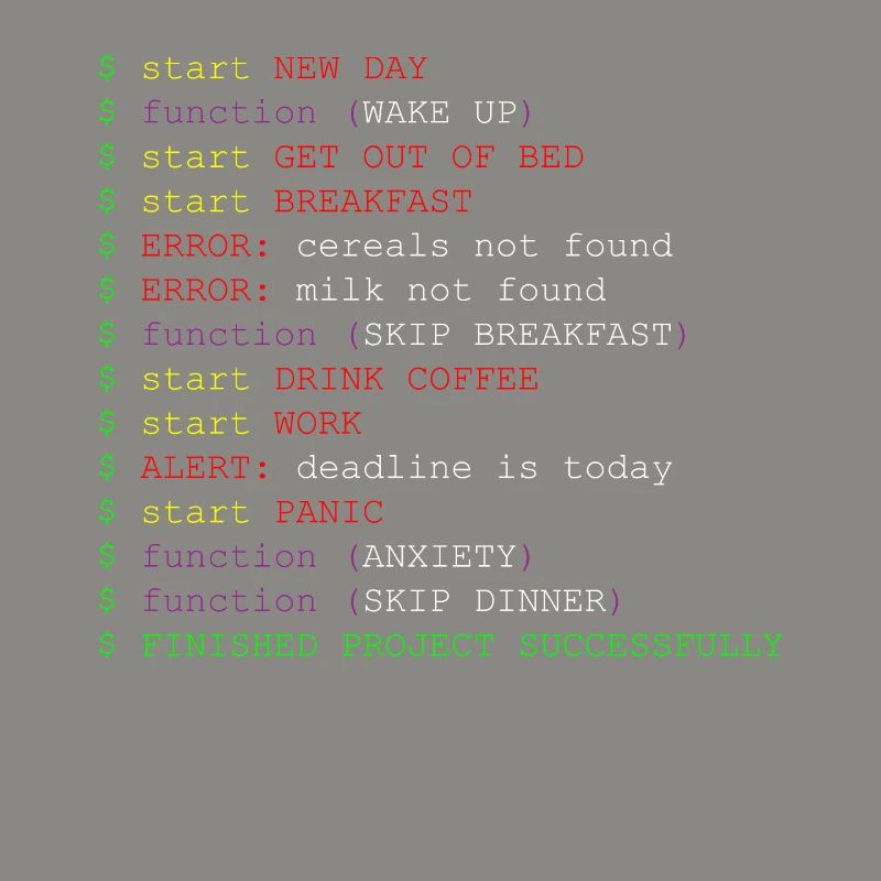 Programmer joke code function method