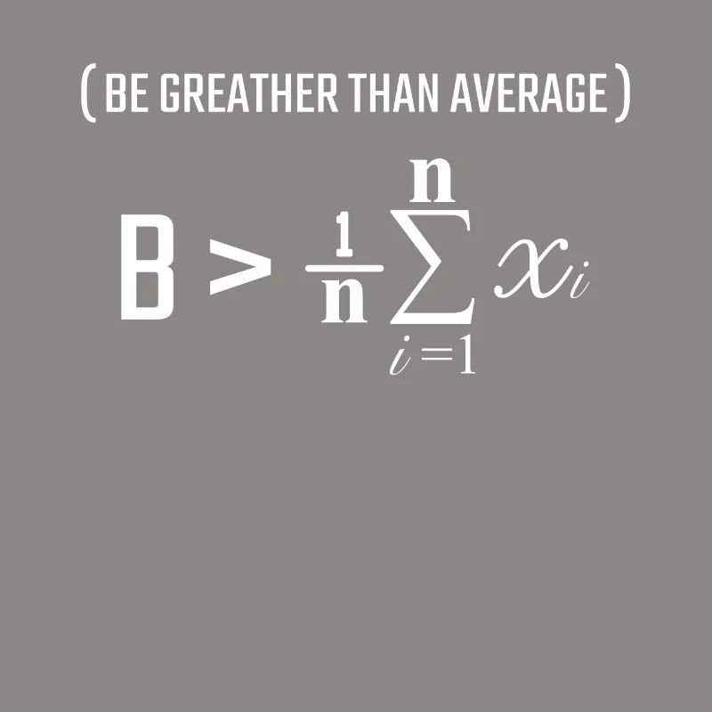 Mathematical formula average math funny