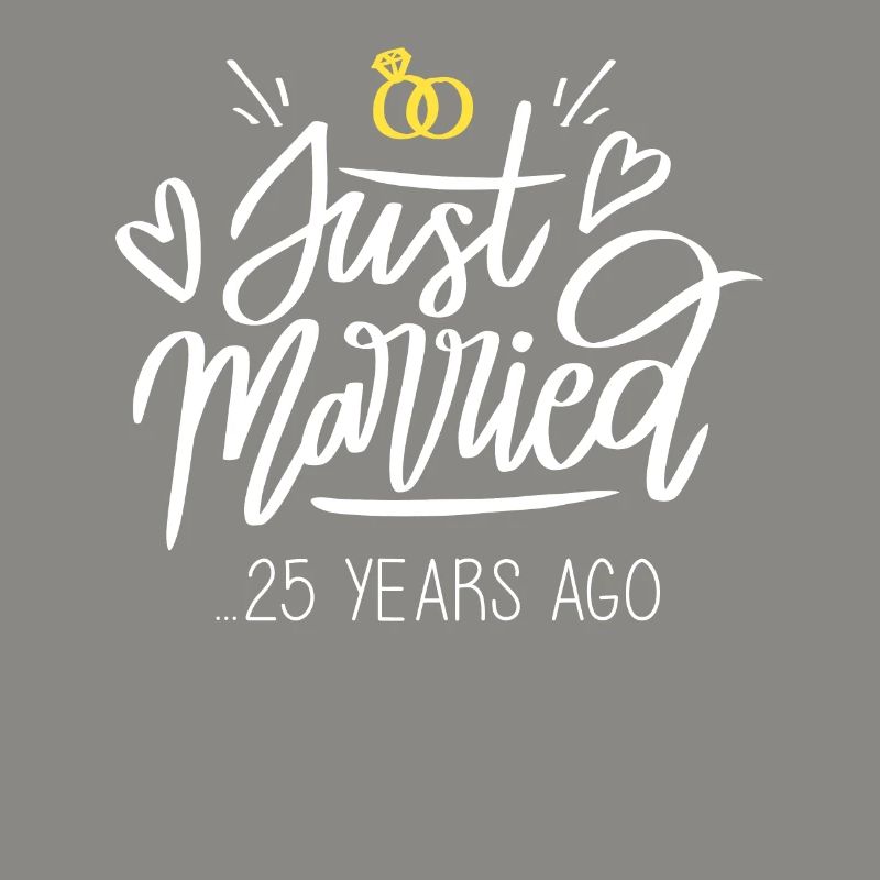 25. Hochzeitstag Geschenk Jubiläum Ehe Ehepaar Jus