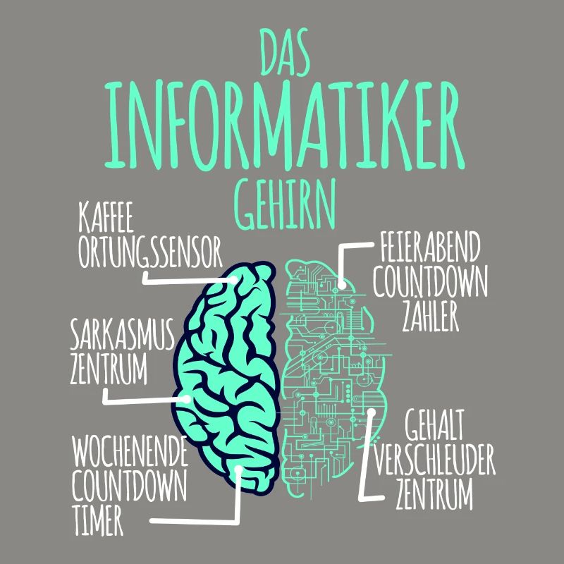 Informatiker Informatik Programmierer Nerd Geek