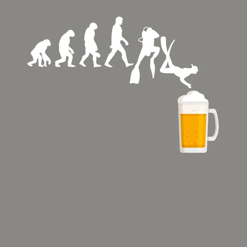 Plongeur Evolution bière Plongée Plongée Profonde Alcool