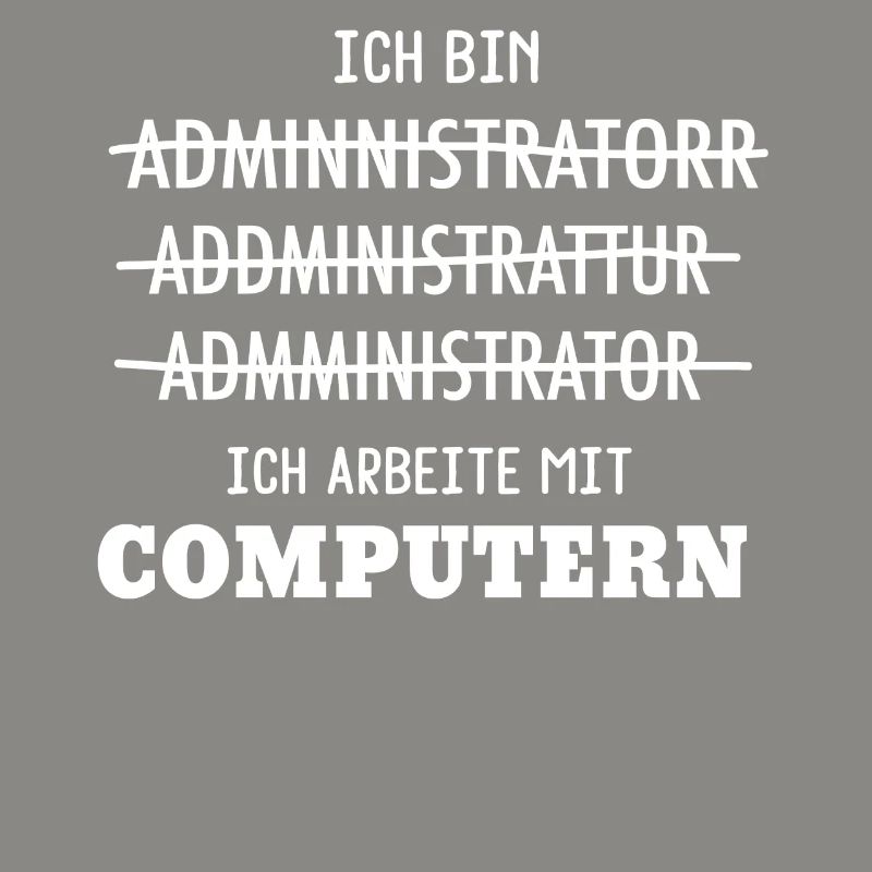 Admin Administrator Programmierer Geschenk