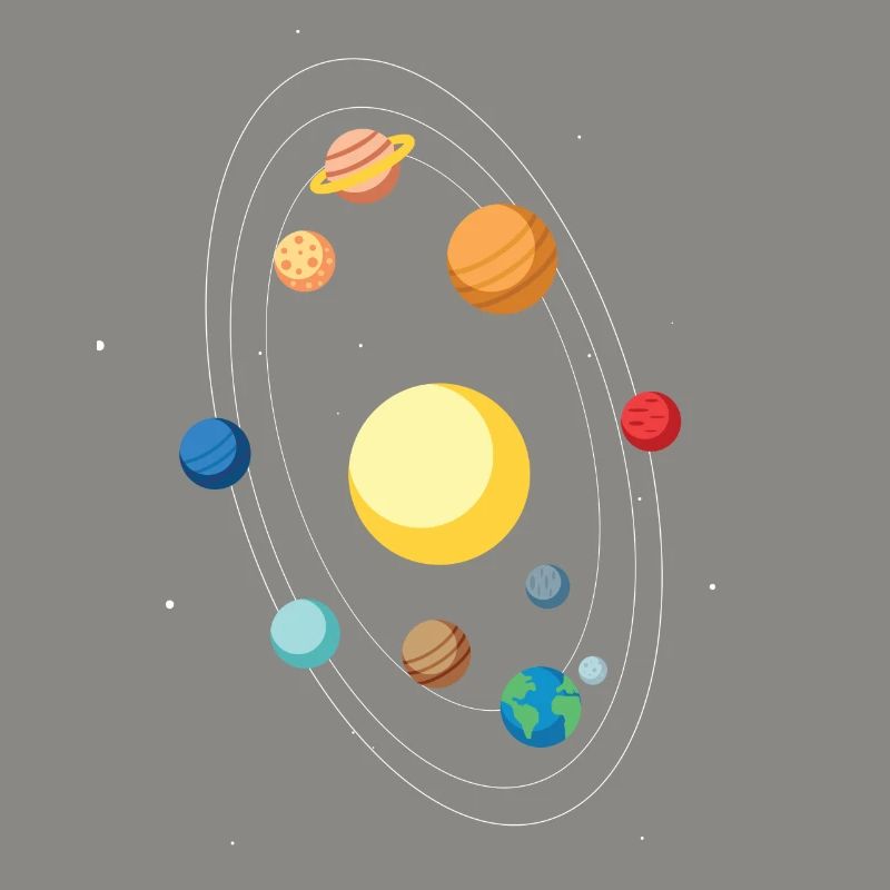 Système solaire de la Idées cadeaux spatiale classique