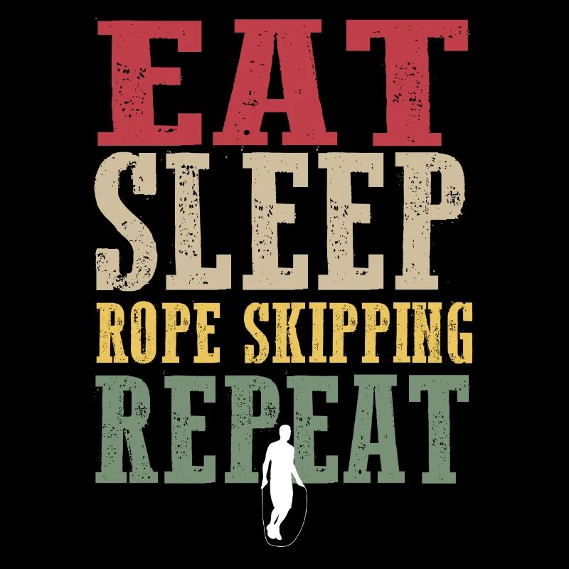 Distressed Rope Skipping Tee Shirt