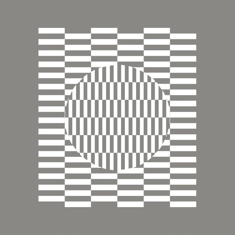 Visual grid perception illusion imagination