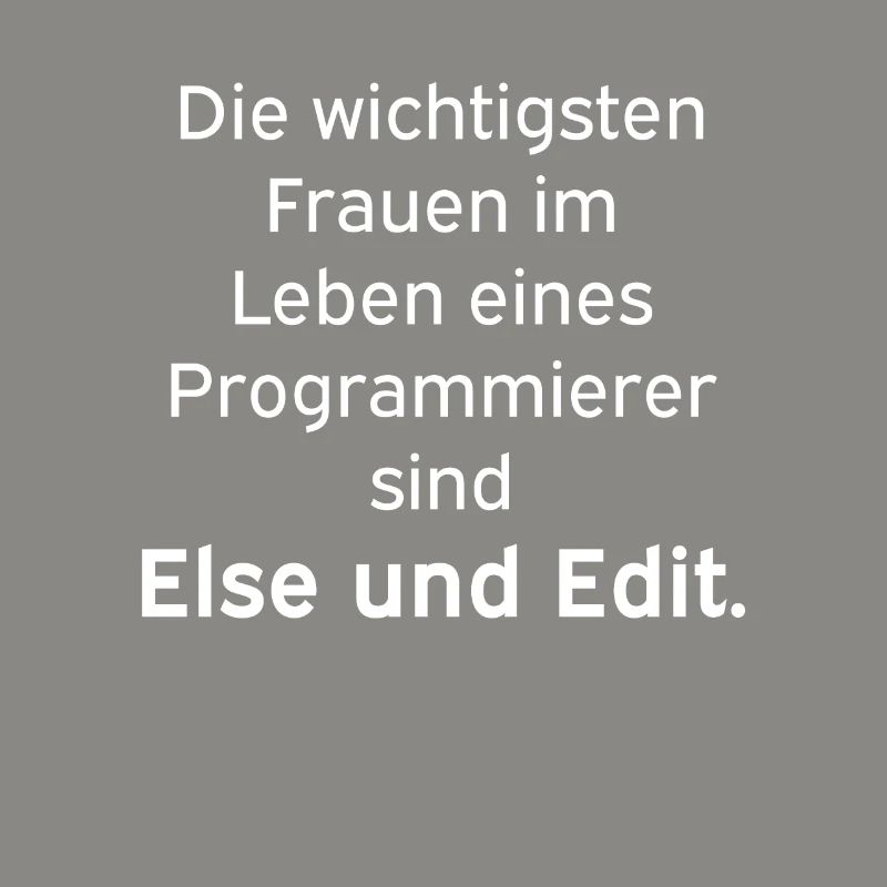 Else und Edit Programmierer Nerd Linux