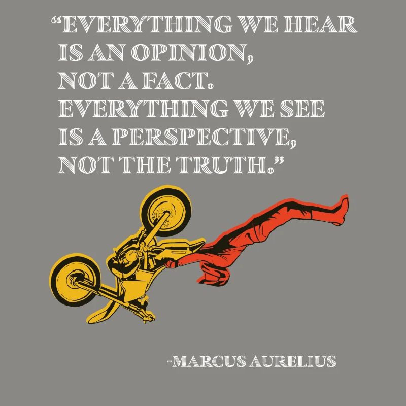 Stoic quote by Marcus Aurelius,Illusion, Point of