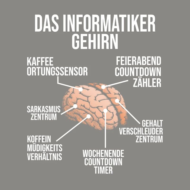 Informatiker Gehirn Geschenk Programmierer