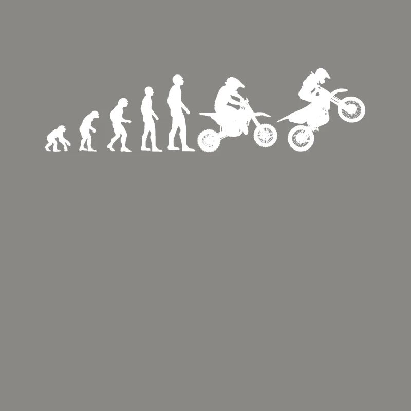 Motorrad Evolution der Menschen - Lustiges