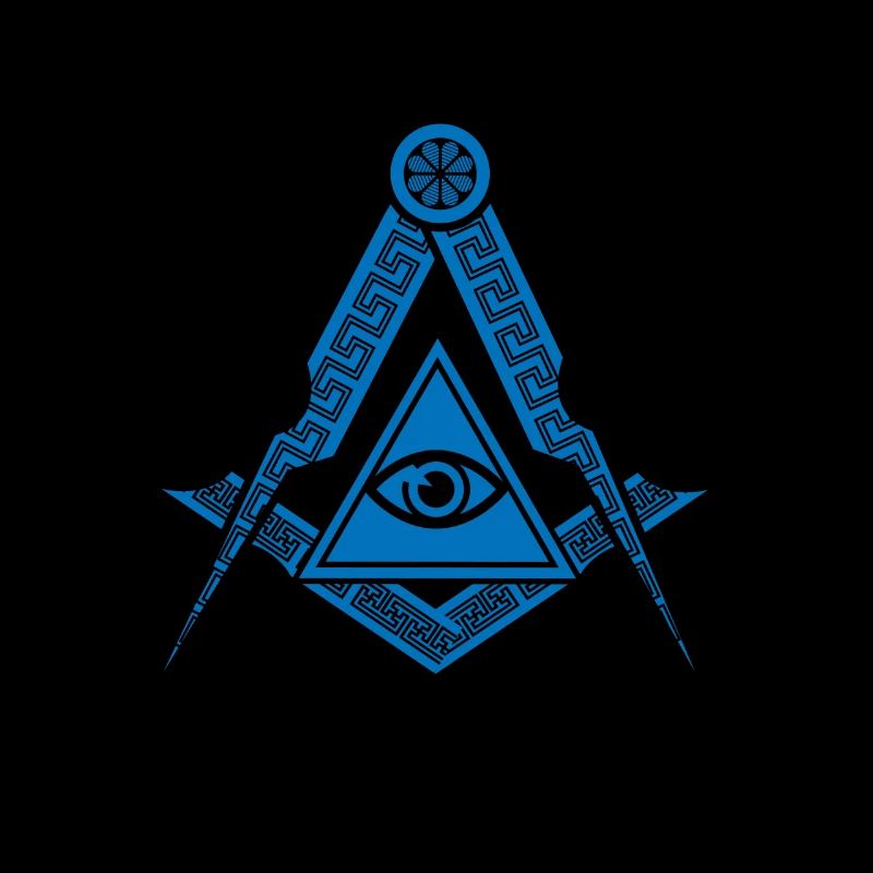 Illuminati Symbol Triangle Conspiracy Masonic Gift