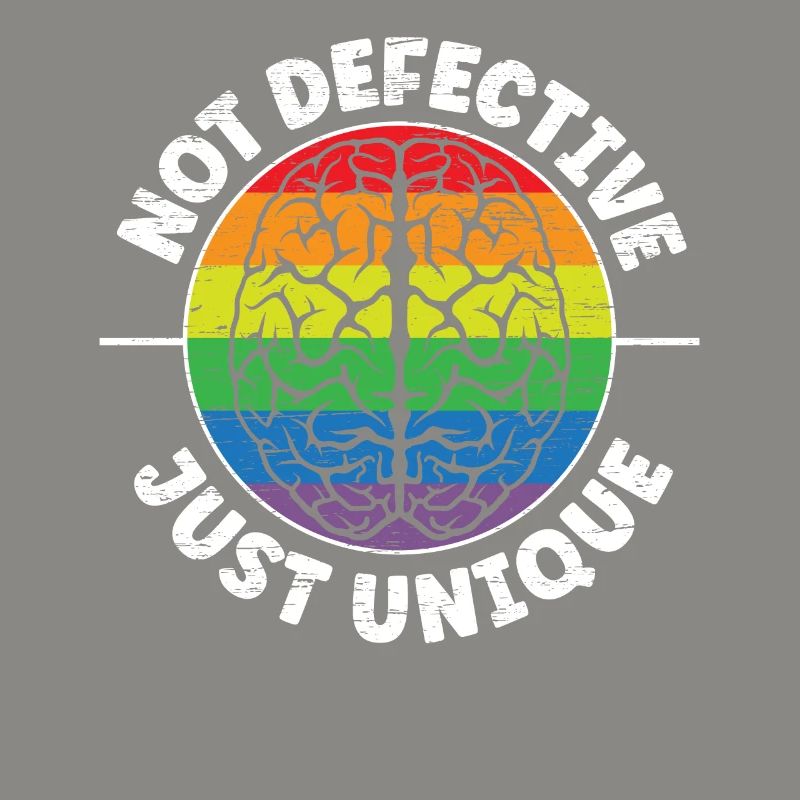 Not Defective Just Unique Neurodiversity ADHD ASD