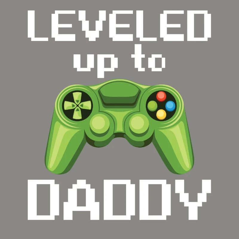 Leveled Up To Daddy Game Controller