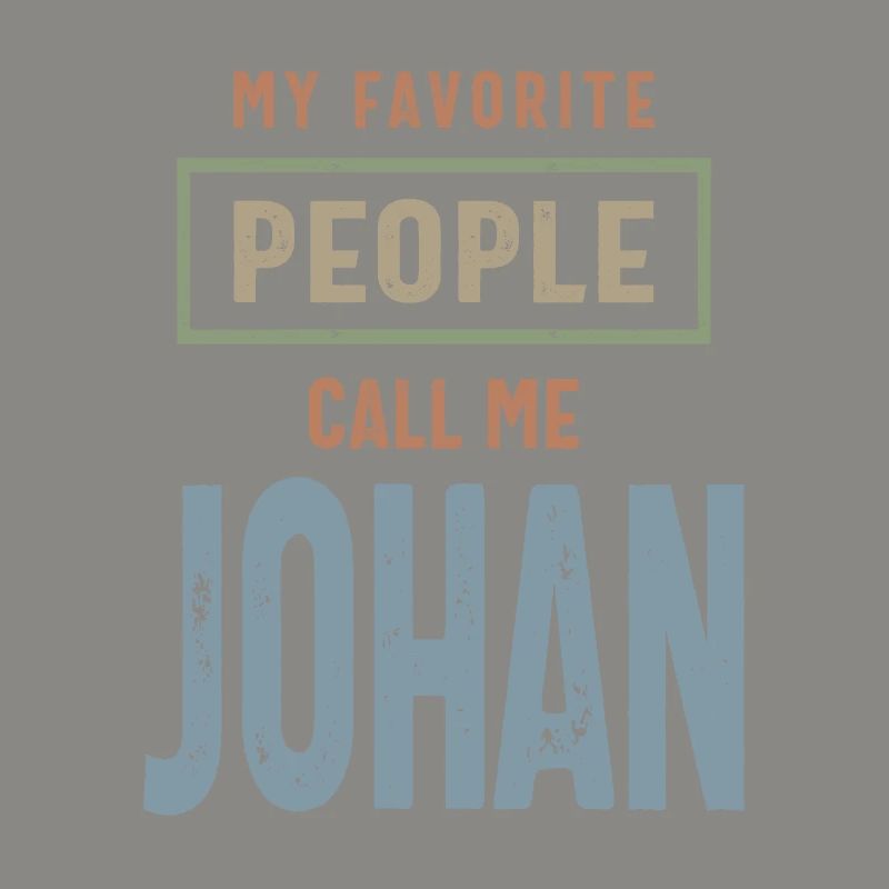 Johan Personalized Name Birthday Gift