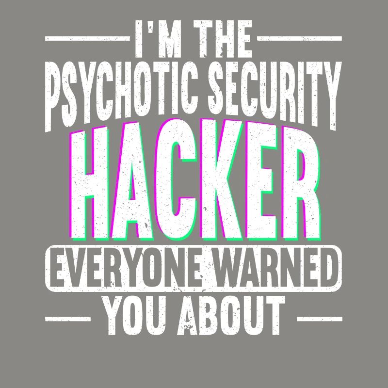 Ich bin der Psychotic Security Hacker Computer Hacking