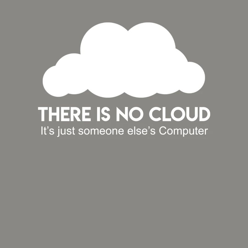 Server Cloud Spruch Informatiker Coder