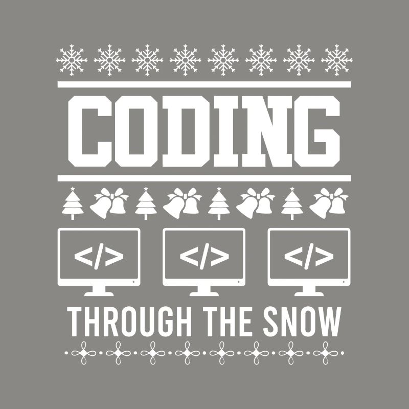 Coder Ugly Christmas Noël Coding through