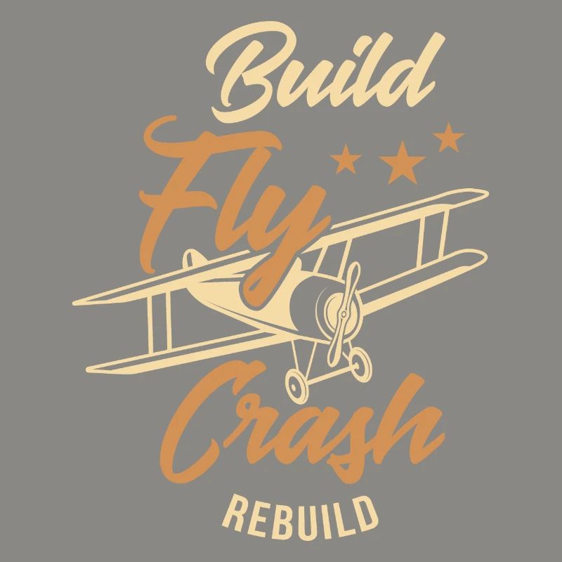 Conception d'avions Rc avec reconstruction de crash de vol de construction,